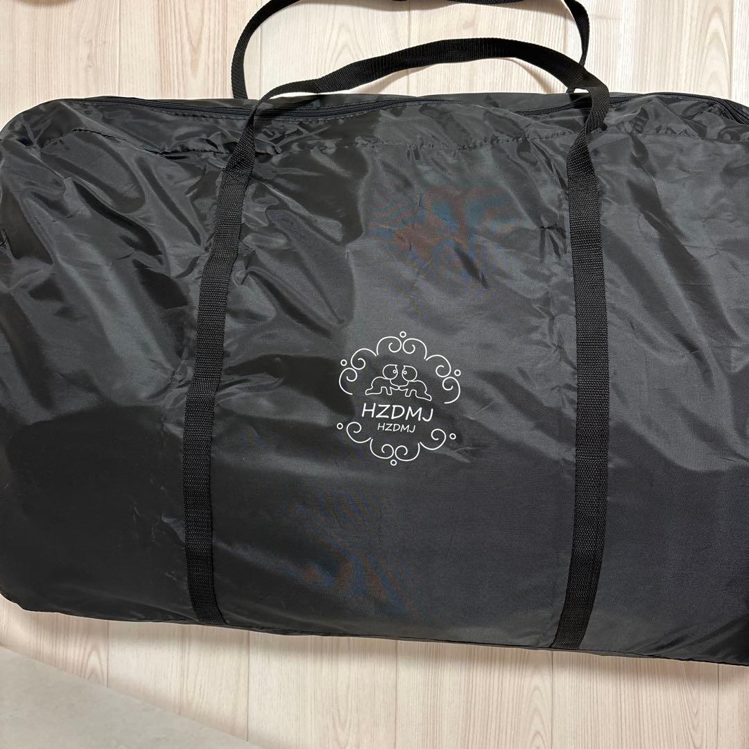 HZDMJ ベビーベッド　敷パッド2枚付き‼️ 折りたたみ　コンパクト　ベビー