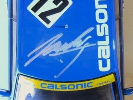 特価 AUTOart 1/18 日産 スカイライン GT-R 星野一義サイン入り