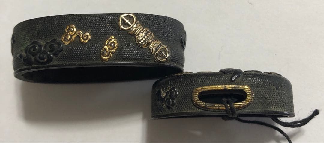 刀装具　三鈷杵図【頭、縁、釦】