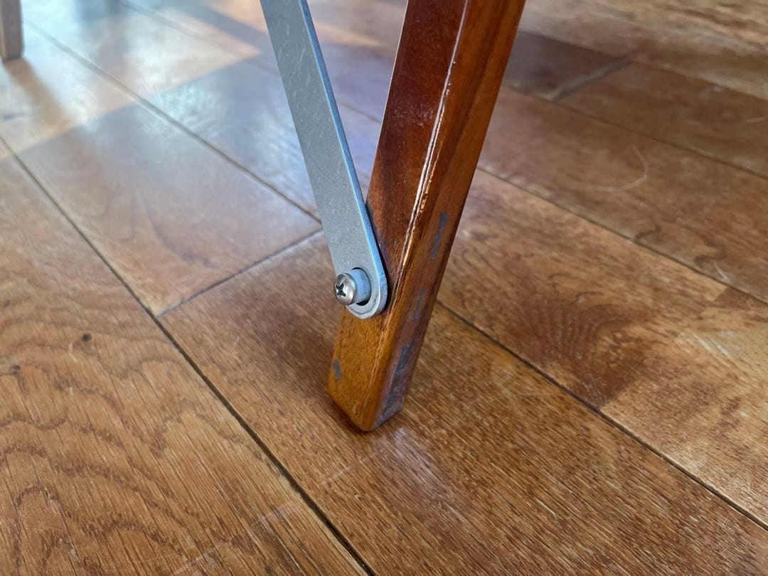 最終値下！カーミットチェアウォールナット　ベージュ　新品シート付き