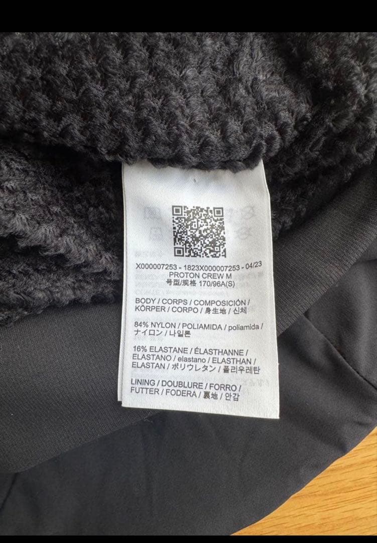 ARC’TERYX プロトン クルー Proton Crew M Sサイズ