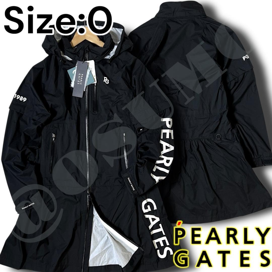 定価46,200円 0 パーリーゲイツ レインジャケット ワンピース ブラック
