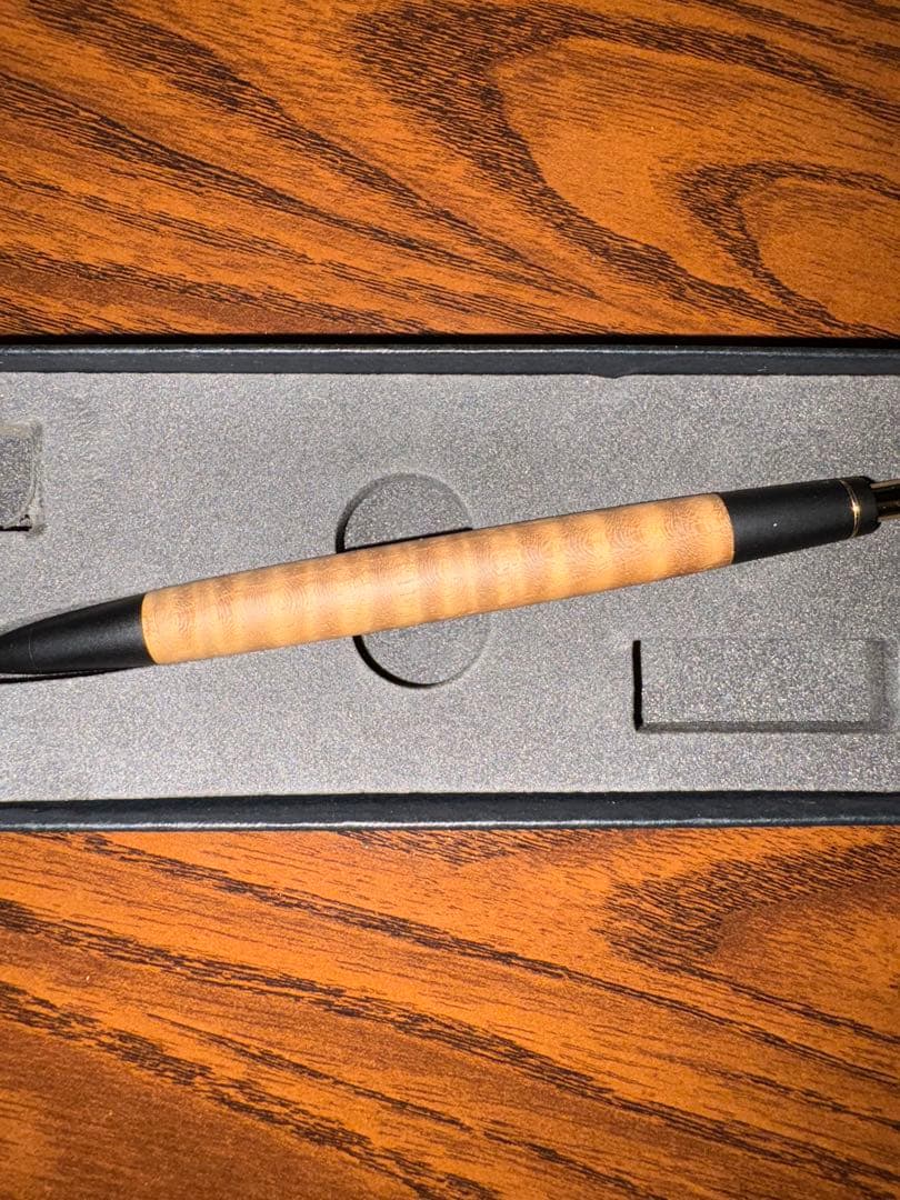 お*腐様 野原工芸カーリーチーク縮杢　　　　　　　　工房楔スタビライズウッド楓虎