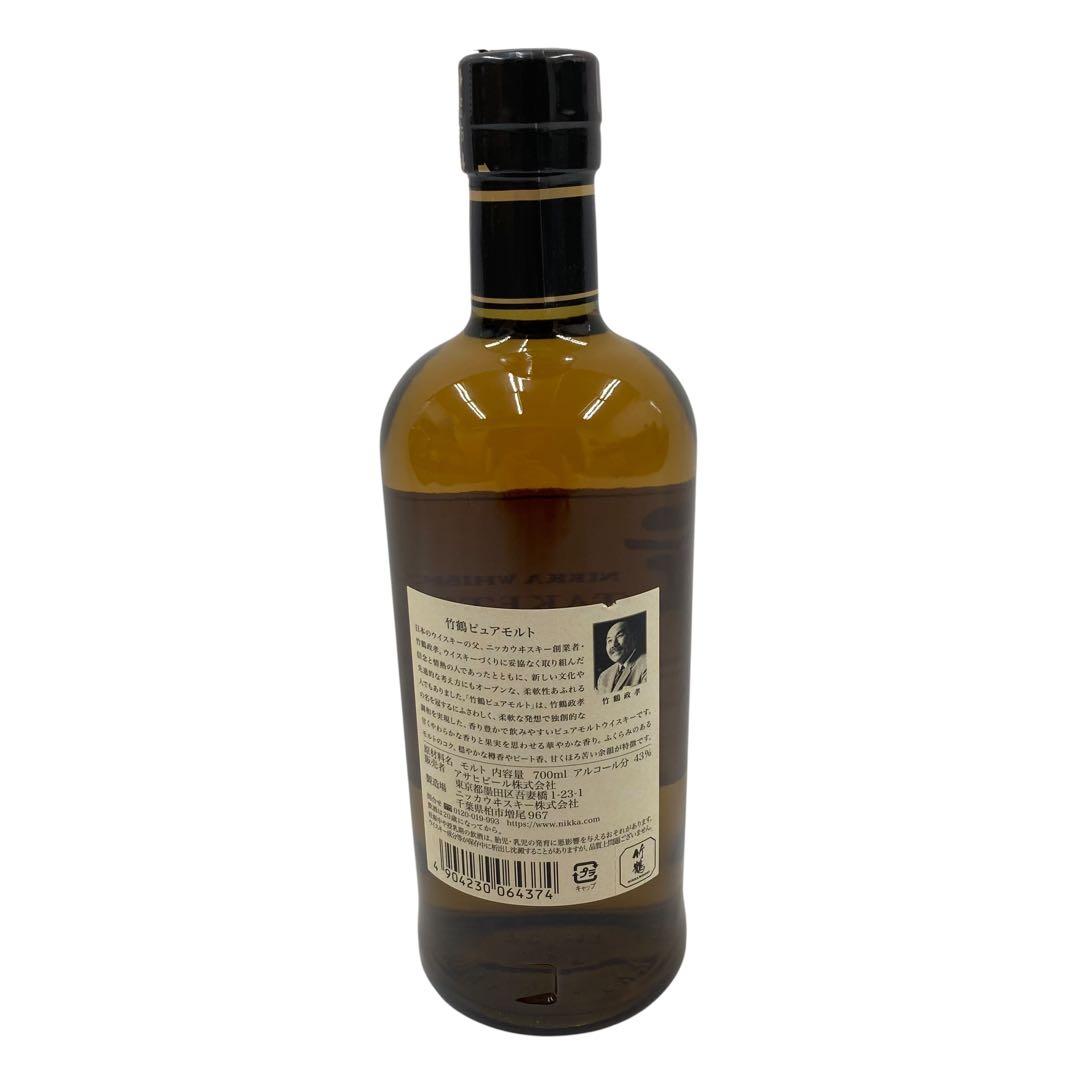 NIKKA 竹鶴 ピュアモルトウイスキー 700ml 43%