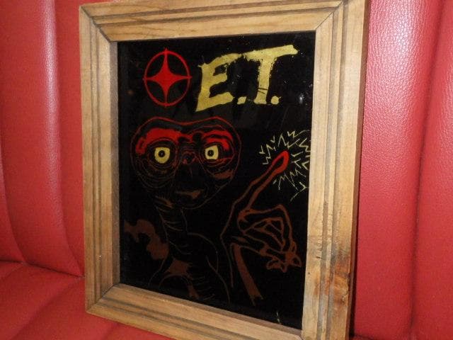 80’S★E.T.★壁掛け★4★ビンテージ★ポスター★アート★宇宙人★UFO