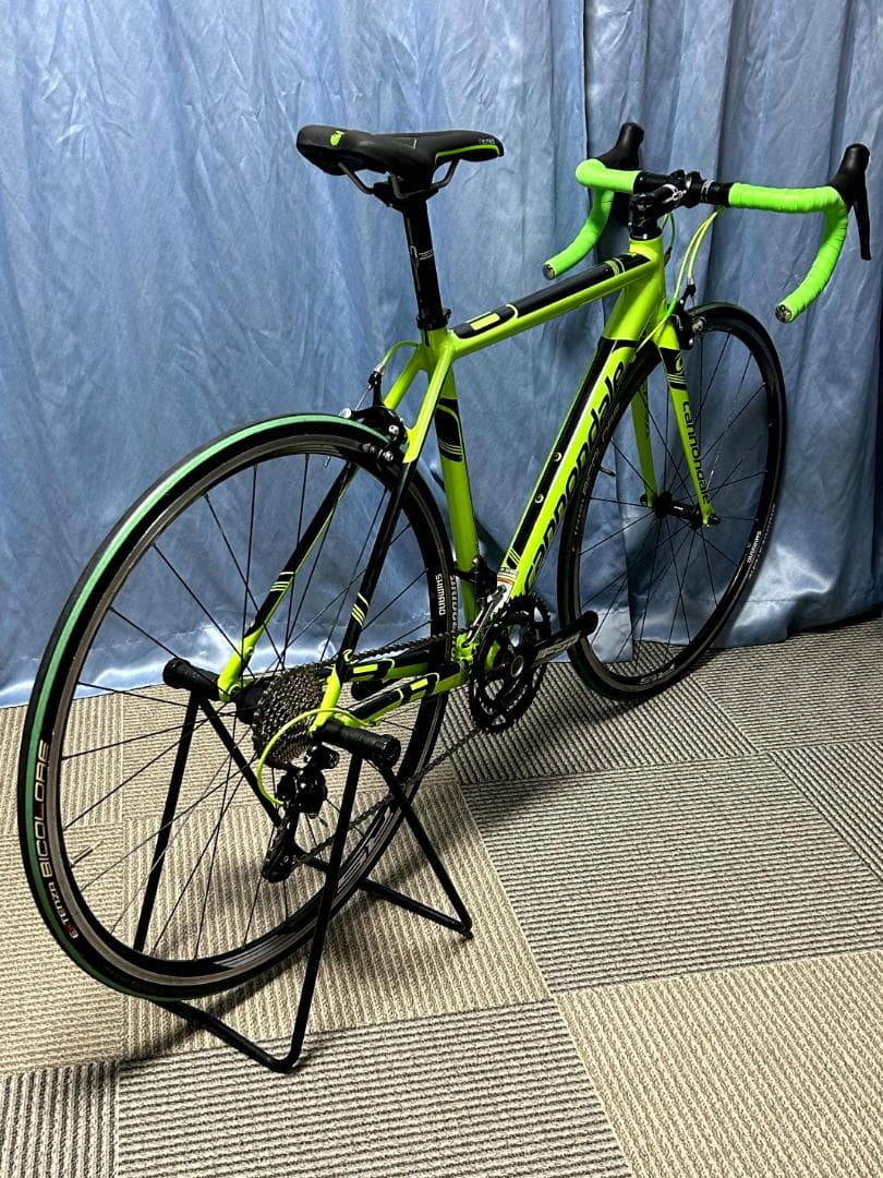 引取り大阪　Cannondale ロードバイクフレーム ネオンイエロー