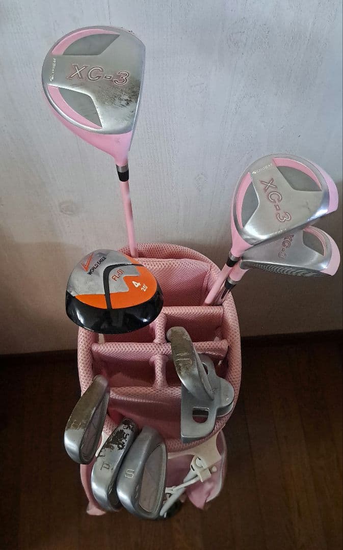 レディース ゴルフクラブセット ワールドイーグル キャディバッグ付 初心者