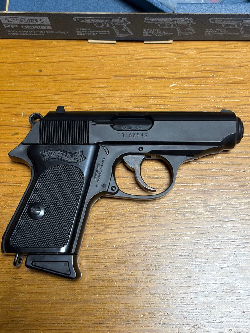 マルゼン ワルサー PPK ブラックモデル 18歳以上 ガスブローバック
