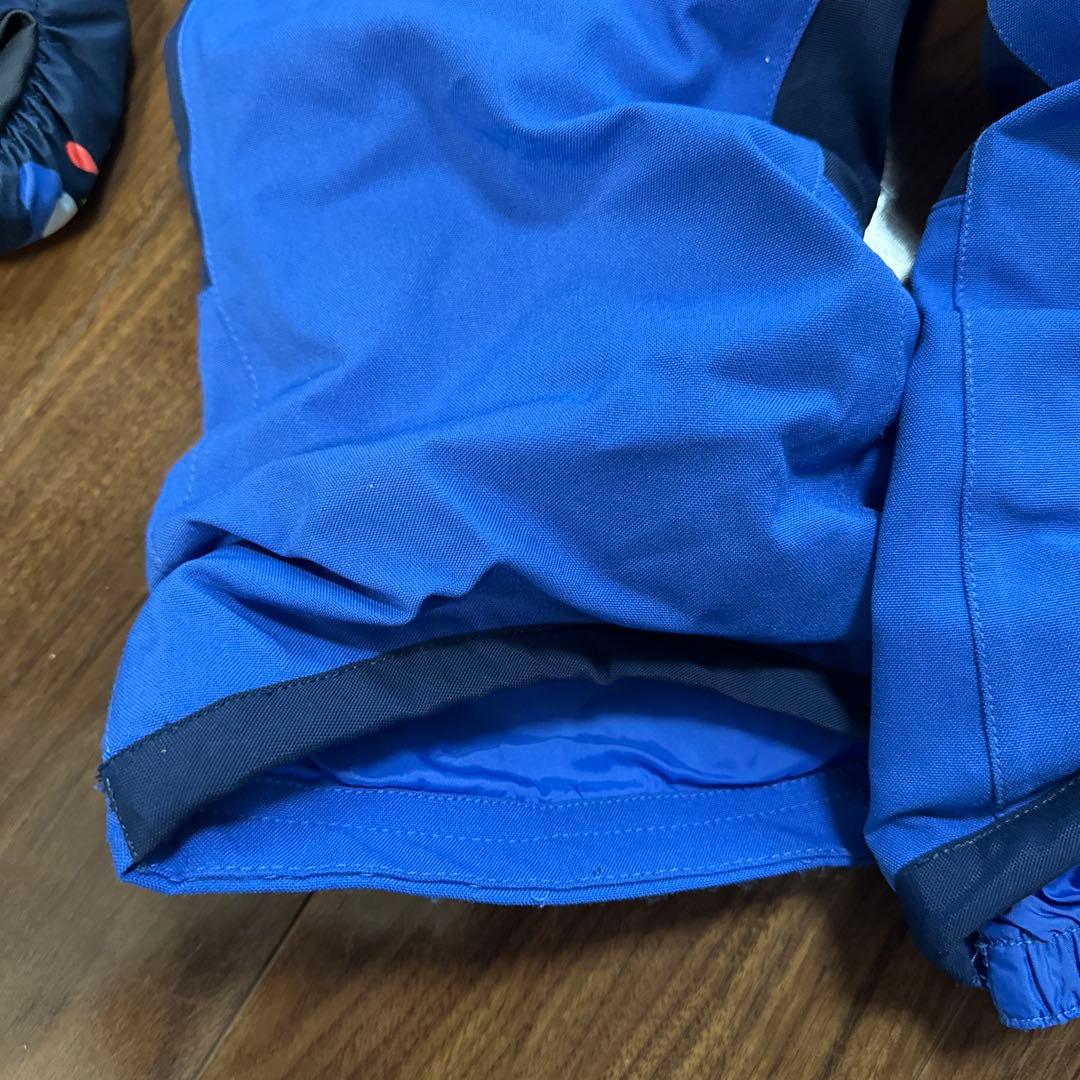 BURTON 子供用スキーウェア 4T ネイビー/ブルー 手袋セットキッズつなぎ