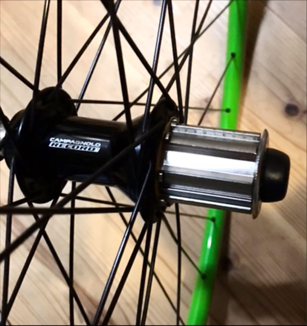 手組みホイール(カンパレコードハブにマビックリムオリジナル塗装700c)