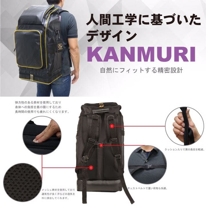 松勘【冠】バッグパック 防具袋と竹刀袋 セット