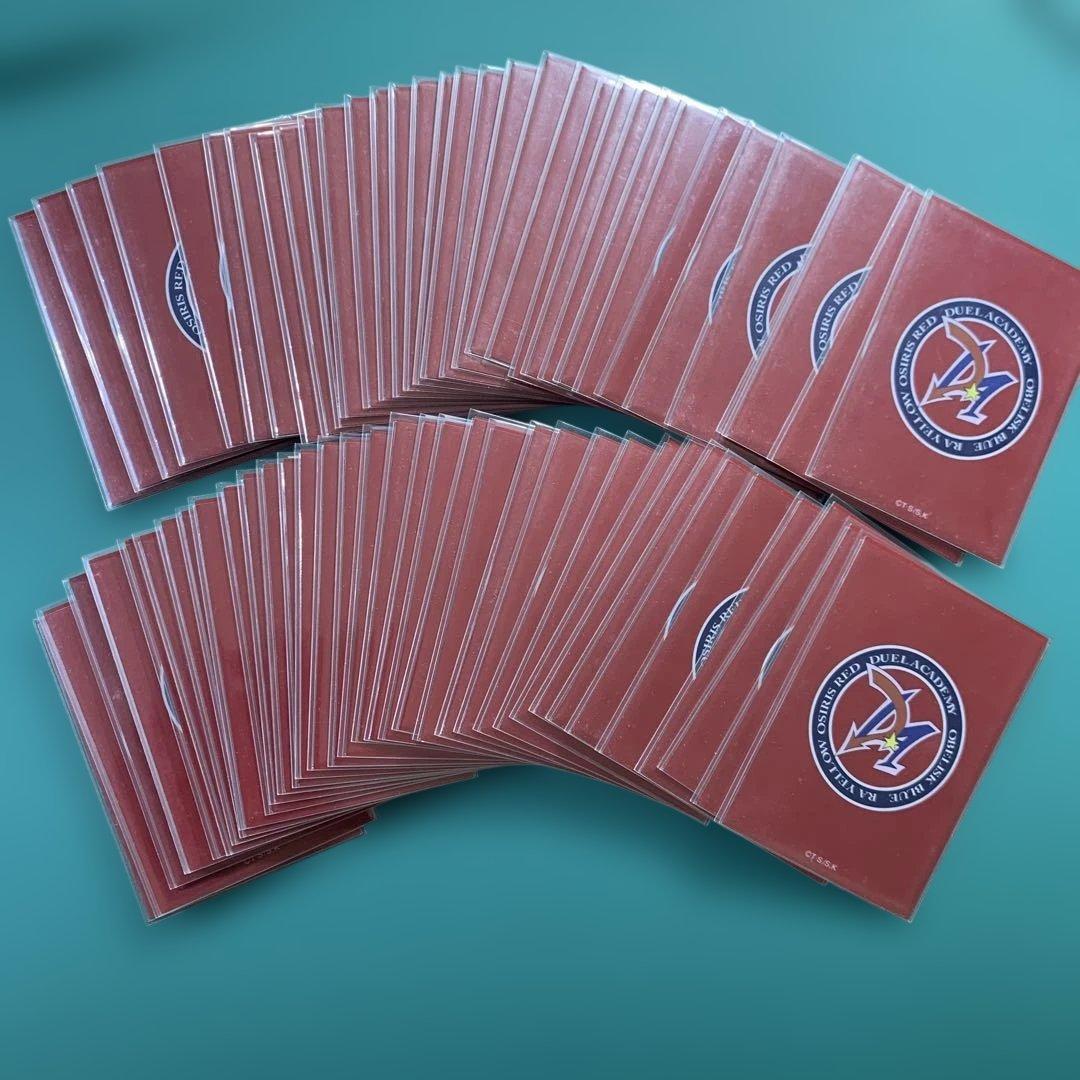 遊戯王　アカデミアスリーブ　オシリスレッド　ラーイエロー　オベリスクブルー