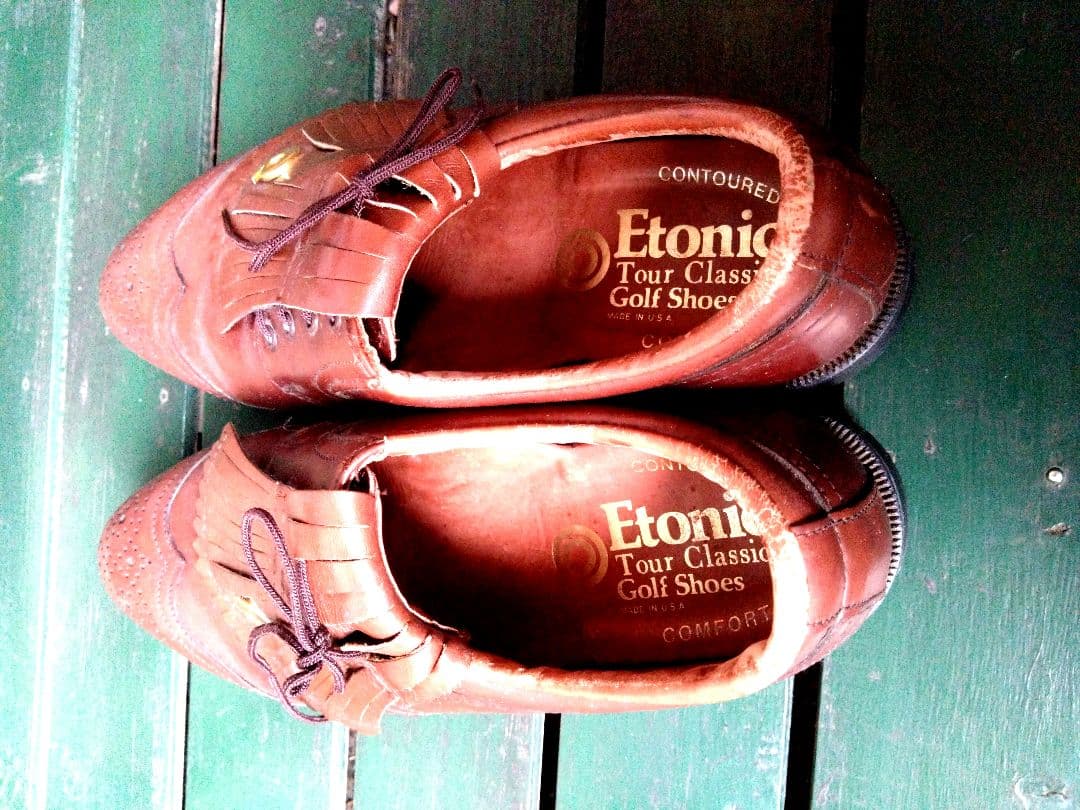 CLASSIC　Style　 ウィングチップメダリオン　トゥ　GOLFSHOES