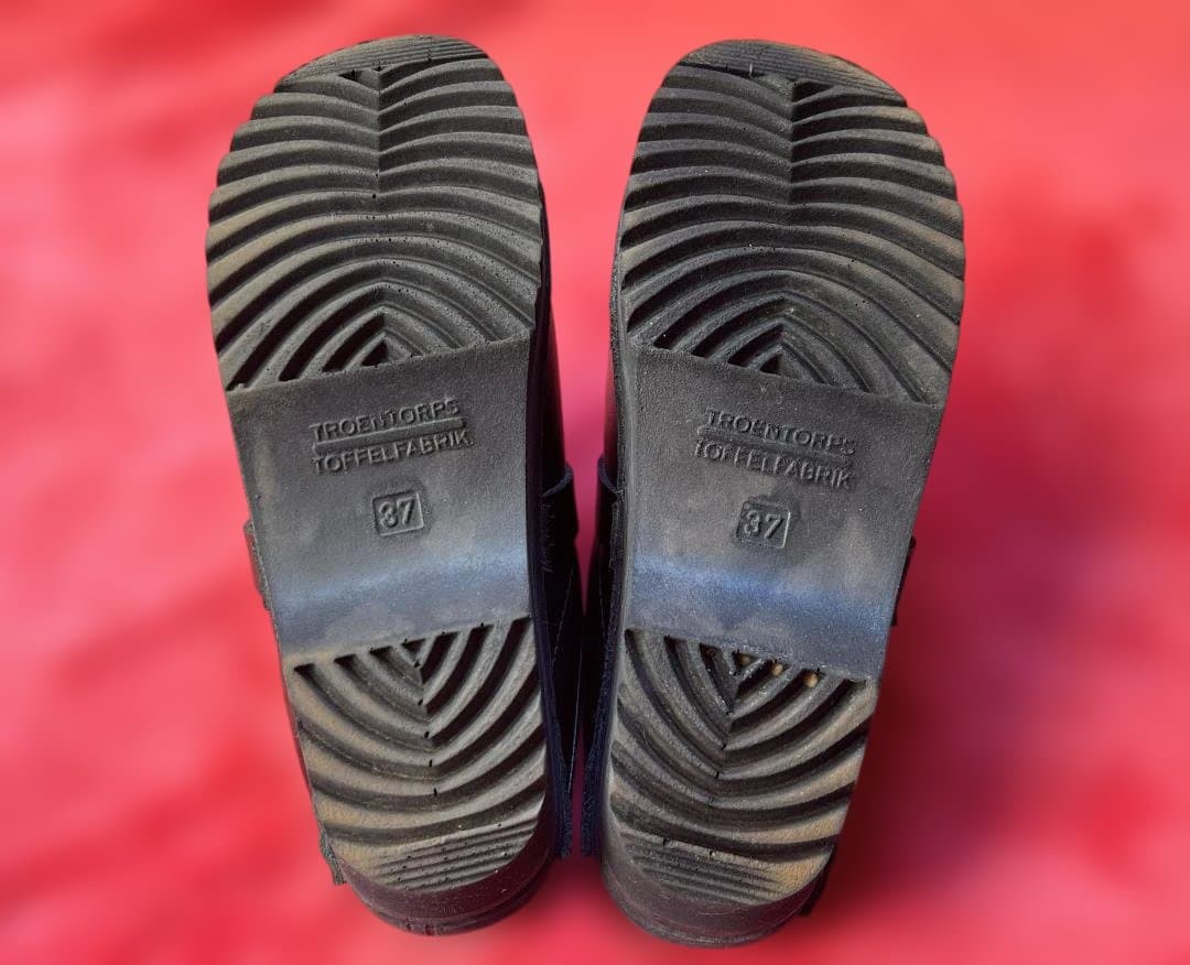 Y*ー様 値下げ中TROENTORP（トロエントープ）/サボ/ 黒/37/本革