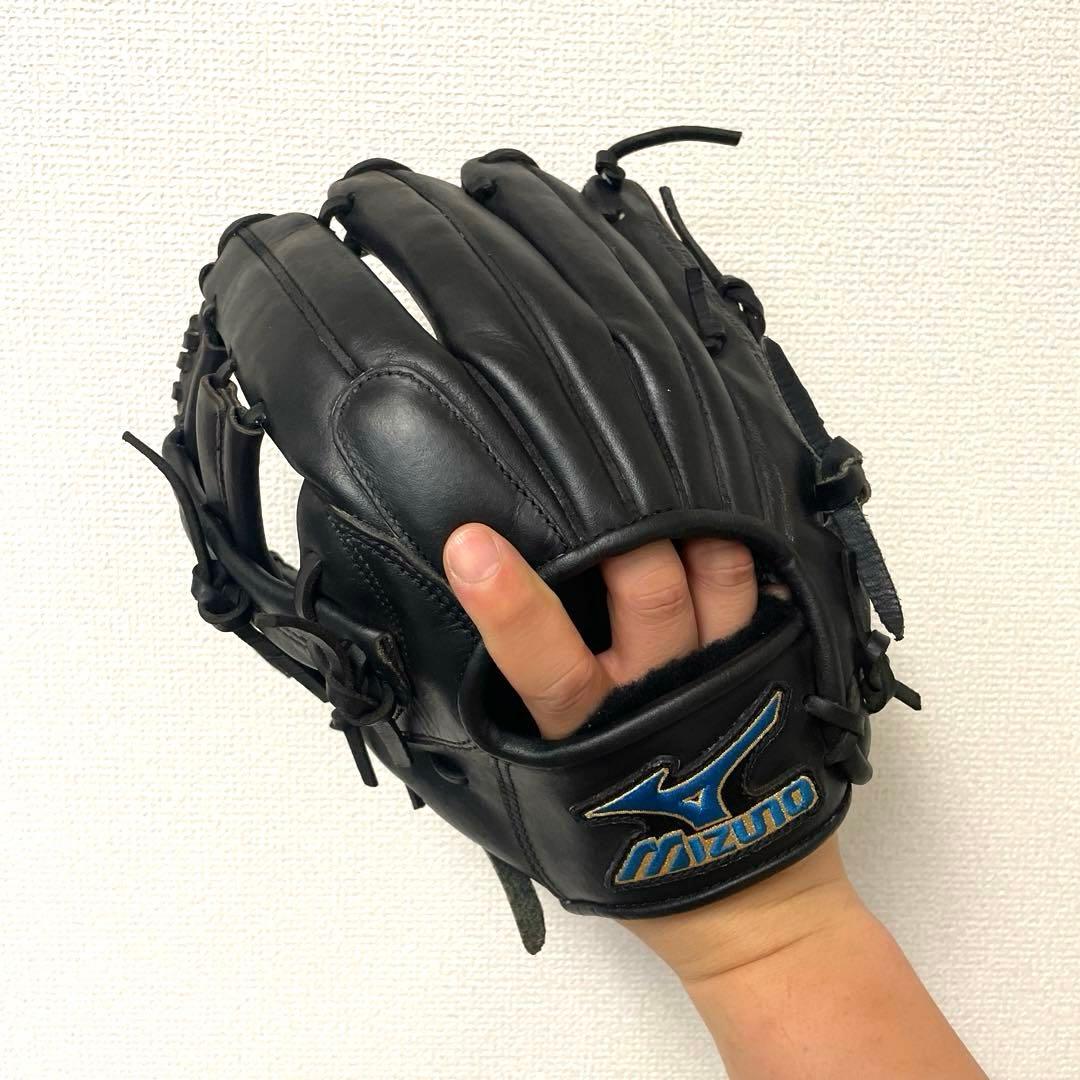 487 ミズノ ビューリーグ 型抜群 極美品 硬式 内野手用グローブ 左投げ