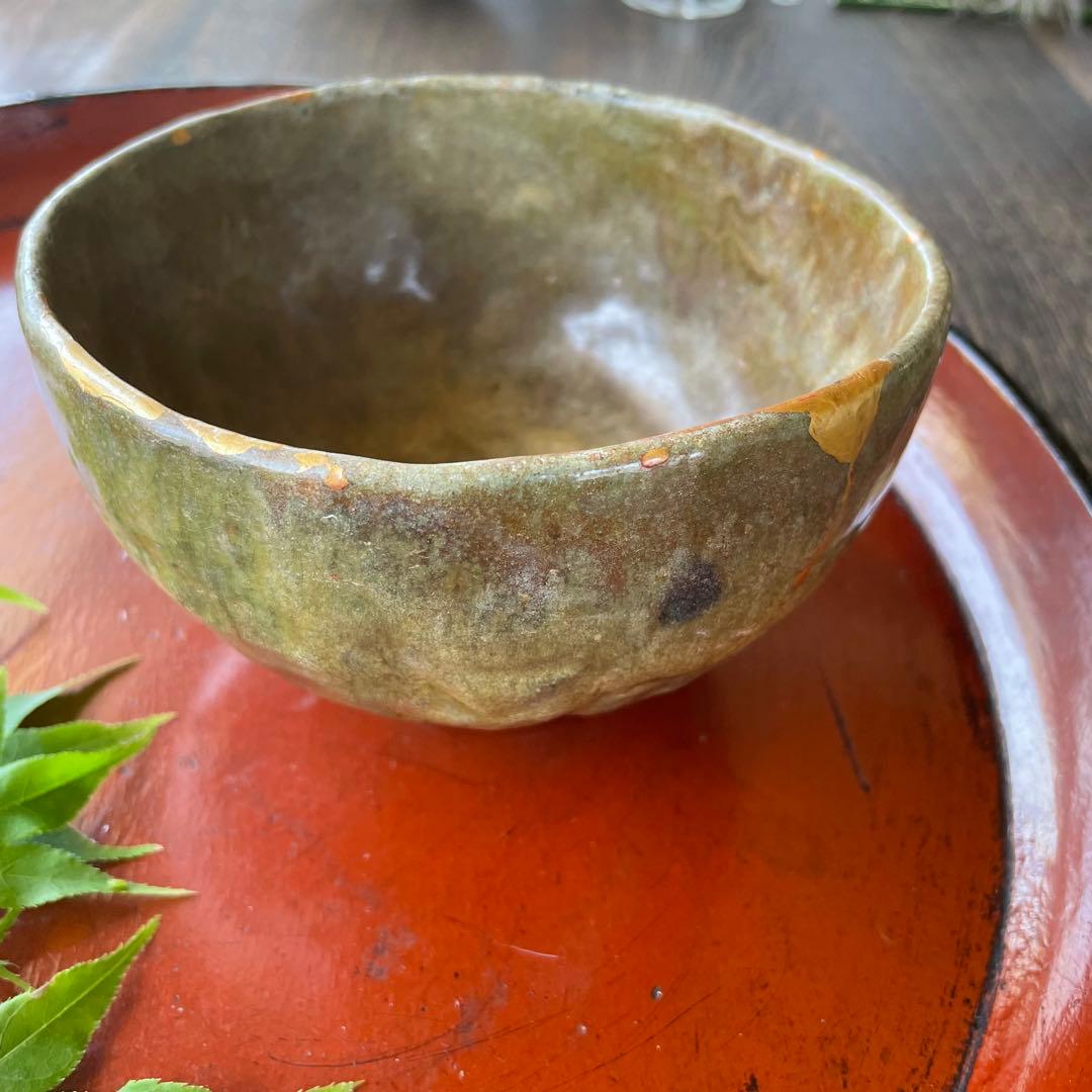 Mさま専用ページ＊飴釉窯変辰砂　茶碗　金継　抹茶茶碗　時代物＊