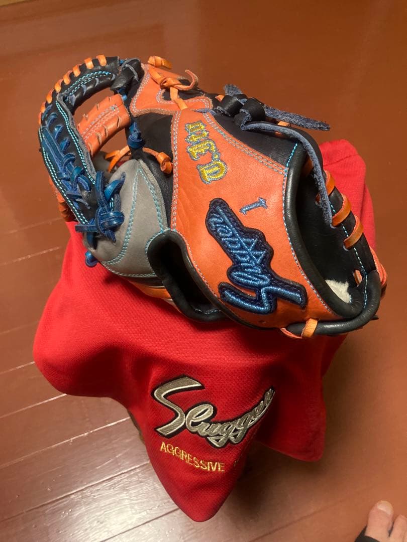 犬*叉様 スラッガー　軟式大人用内野手用グラブ