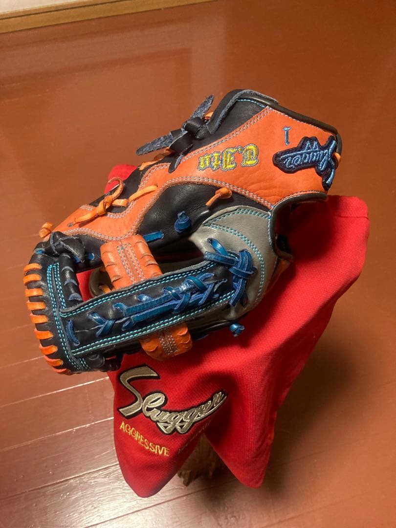 犬*叉様 スラッガー　軟式大人用内野手用グラブ