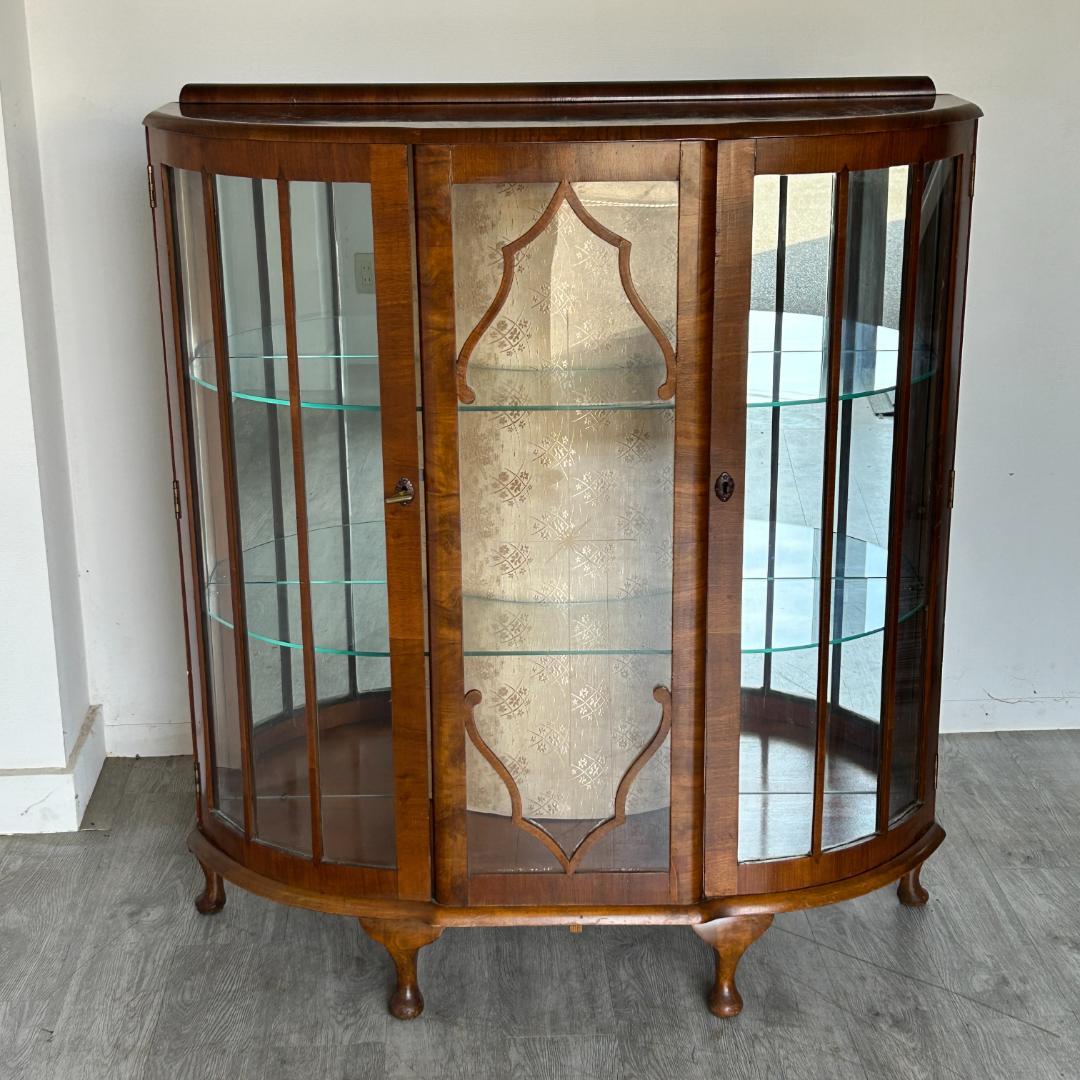 イギリス アンティーク家具 ディスプレイ キャビネット 1930年頃 778A
