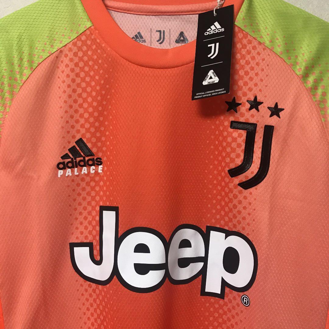 新品 PALACE × JUVENTUS 4th GK オレンジ L