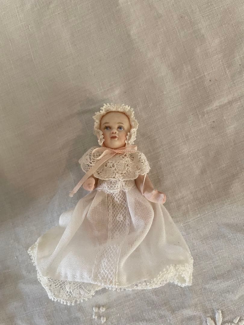 ビスクドール21 ベッド ミニョネット ヴィンテージ ベビー 赤ちゃん