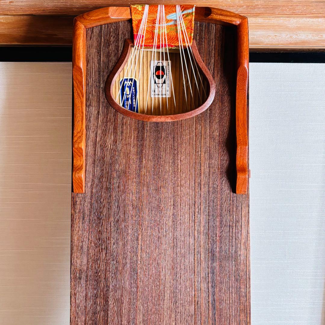 【高級】　小川謹製　福山琴　お琴　13弦　カバー付き