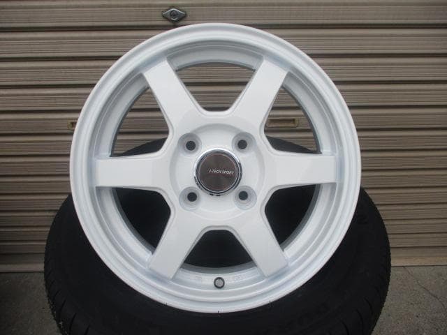 新品セット☆S6ホワイト+155/65R14☆スペーシア・ムーヴ・タント