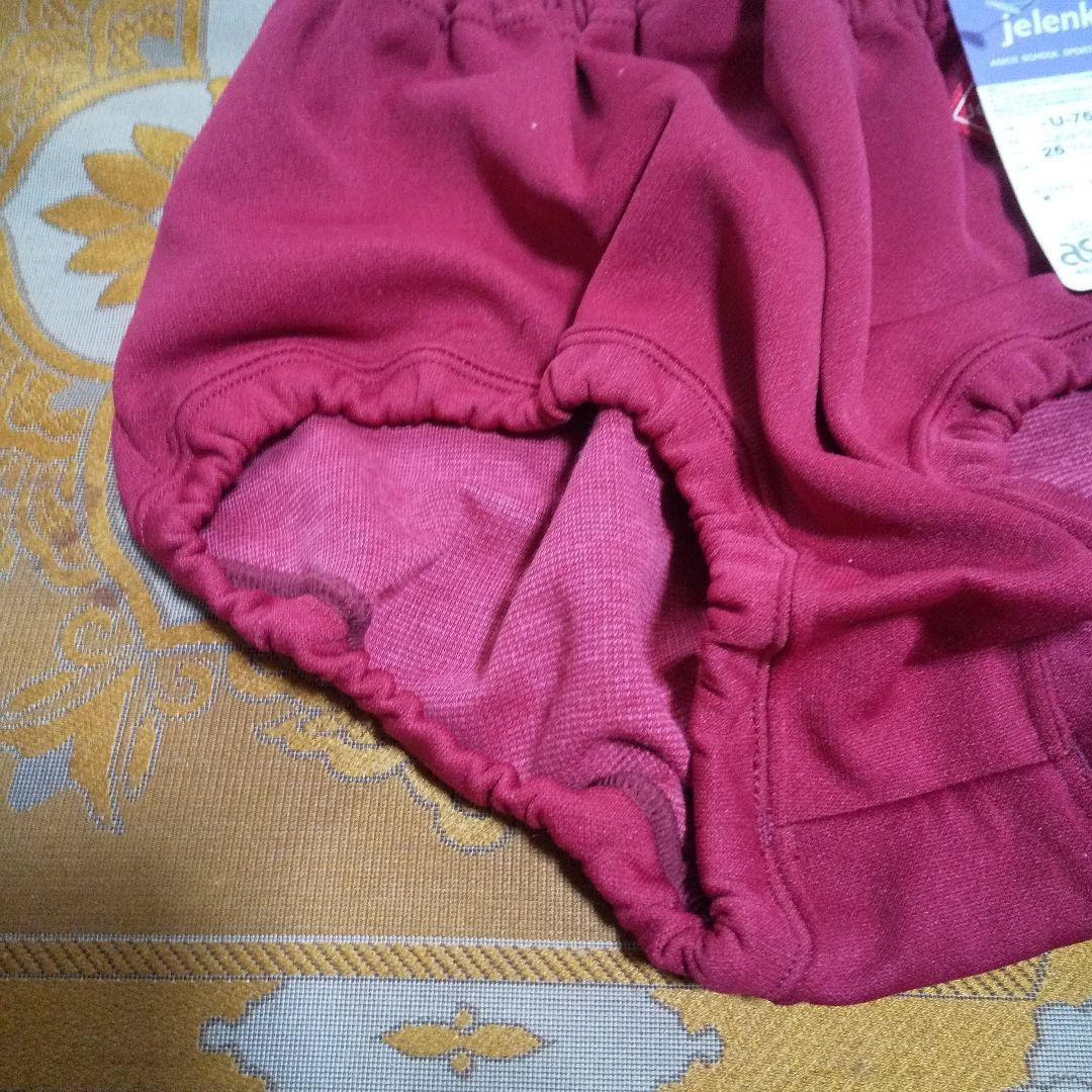 asics U-753 女子用ブルマ ワイン L