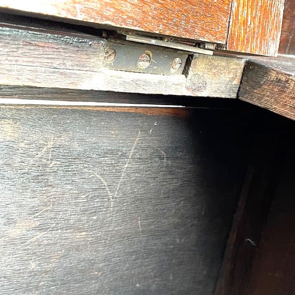 イギリスアンティーク　ホールスタンド　ベンチ・ミラー付き　玄関用ハンガー