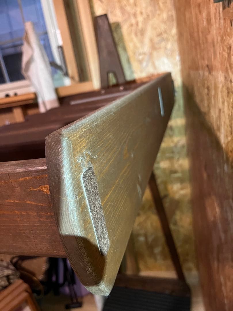 波*郎様 木製サーフボードラック