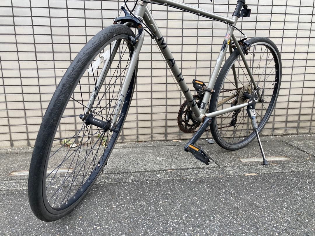 マリン ノバト MARIN NOVATO 前2×後8速 クロモリ フラットバー