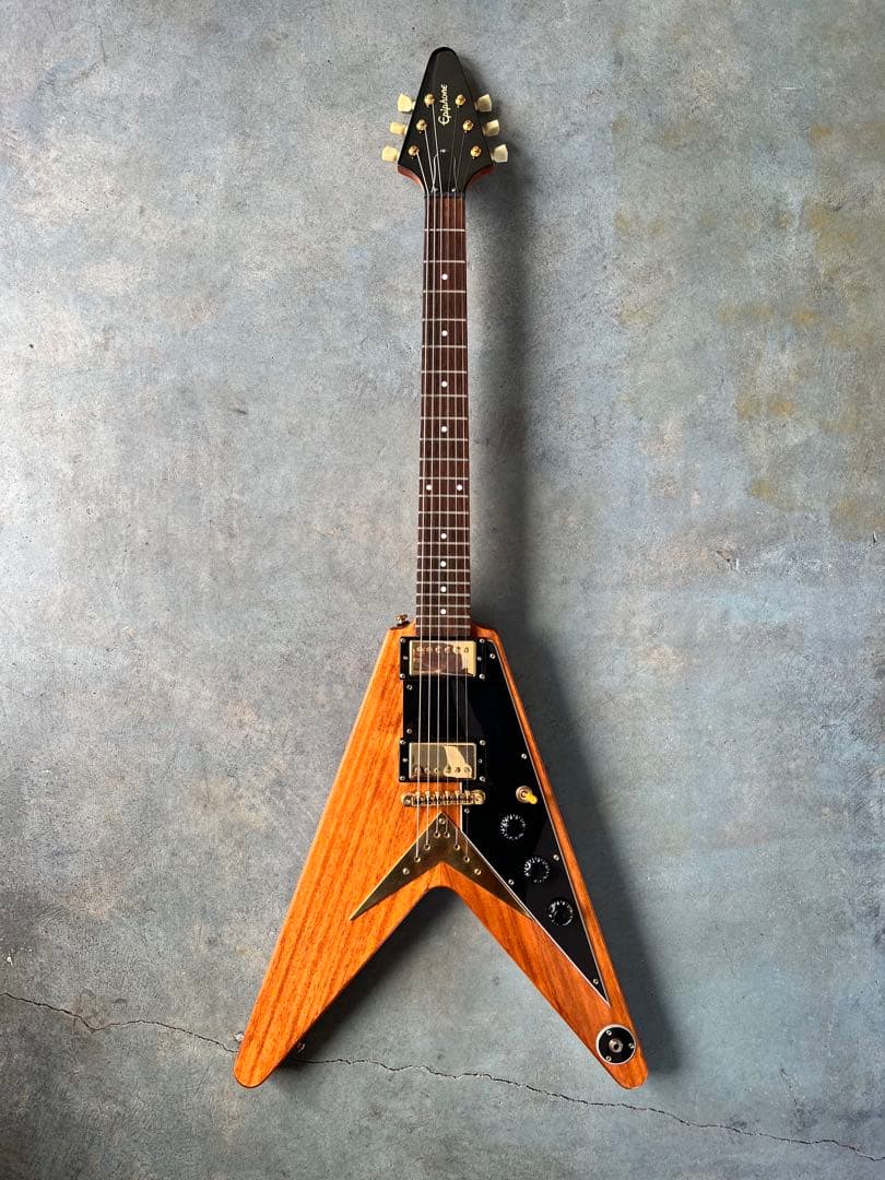 ギター Epiphone by Gibson '58 Korina Flying V