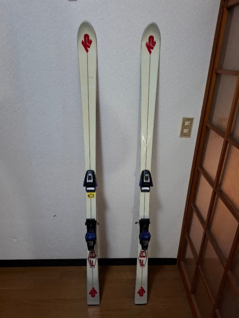 K2 スキー 005モデル ホワイト/レッド