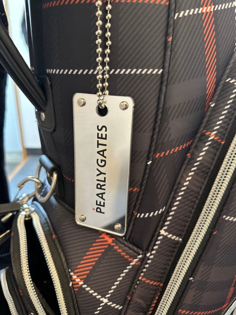 PEARLY GATES チェック柄キャディバッグ 原英莉花　限定品