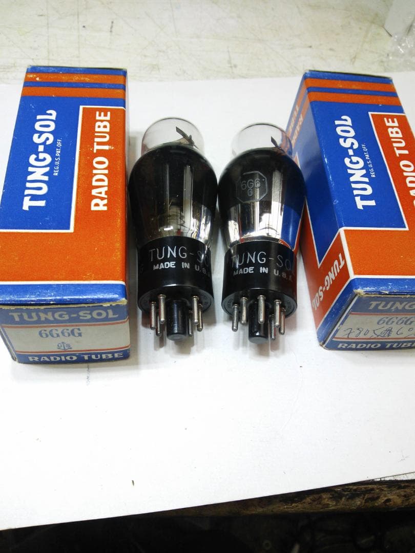 真空管 6G6G TUNG-SOL USA ２本