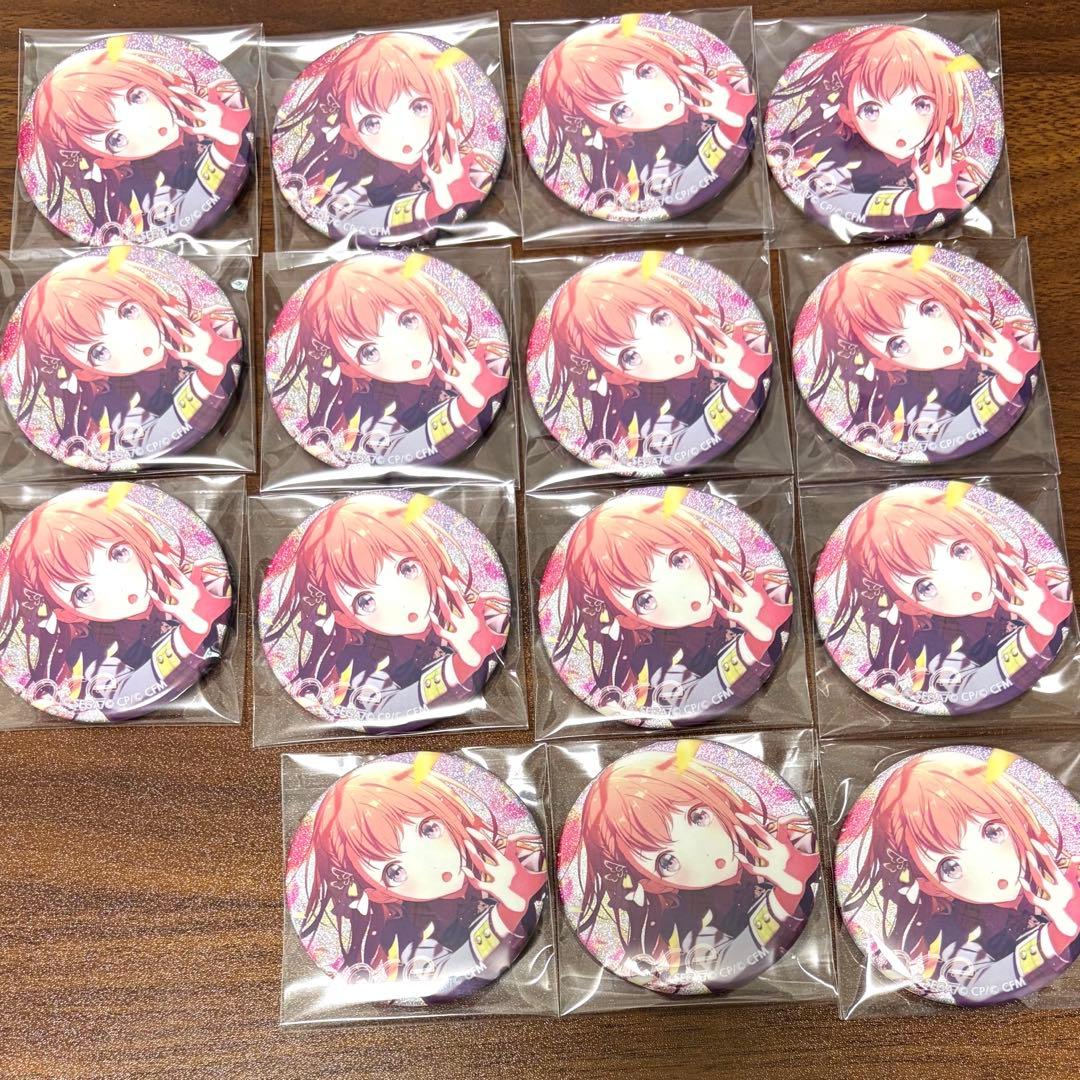 プロセカ プロジェクトセカイ グリ缶 グリッター缶バッジ 42C 花里みのり