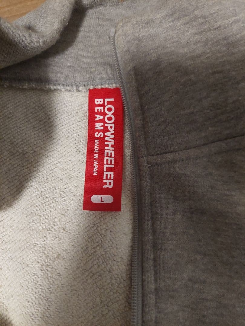 LOOPWHEELER BEAMS japan ハーフ　 スウェット L