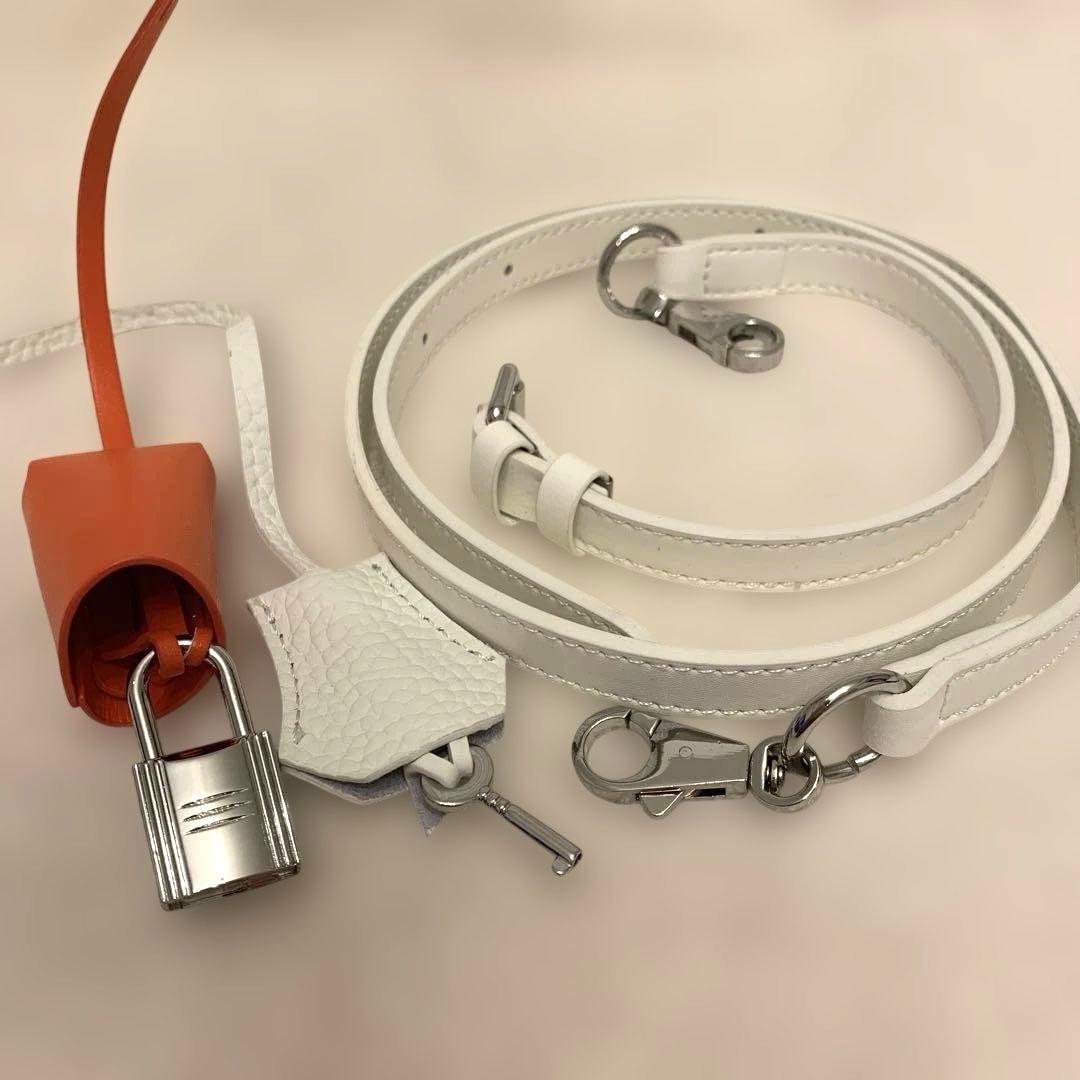 窓付きバッグ ホワイト20