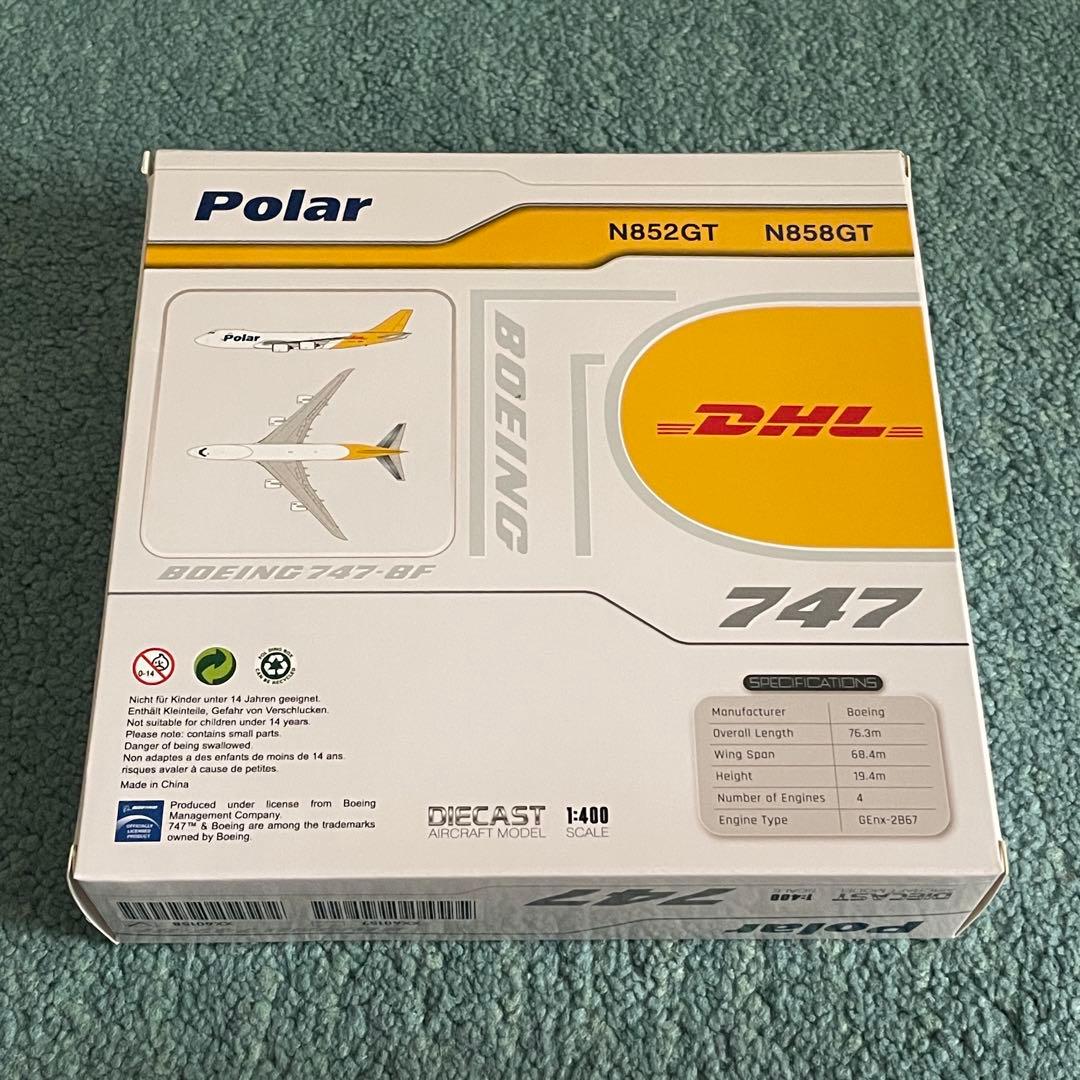Polar 747-8F ポーラー DHL ボーイング 貨物機 jc wings