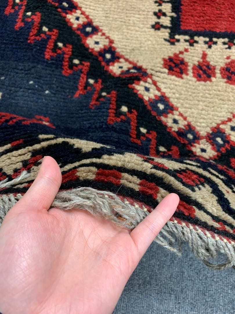 ヴィンテージラグ　ペルシャ絨毯　ギャッべ　トライバルラグ 235×155cm