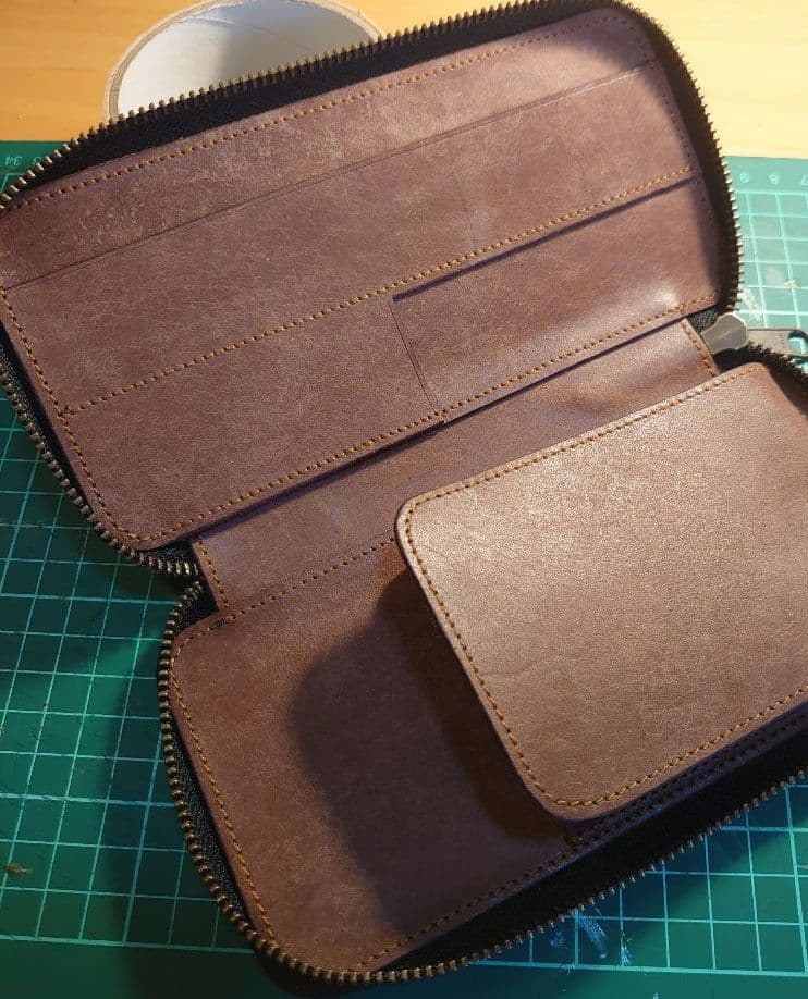 プエブロ　ラウンドジップペンケース【検　バハギア　野原工芸　工房楔