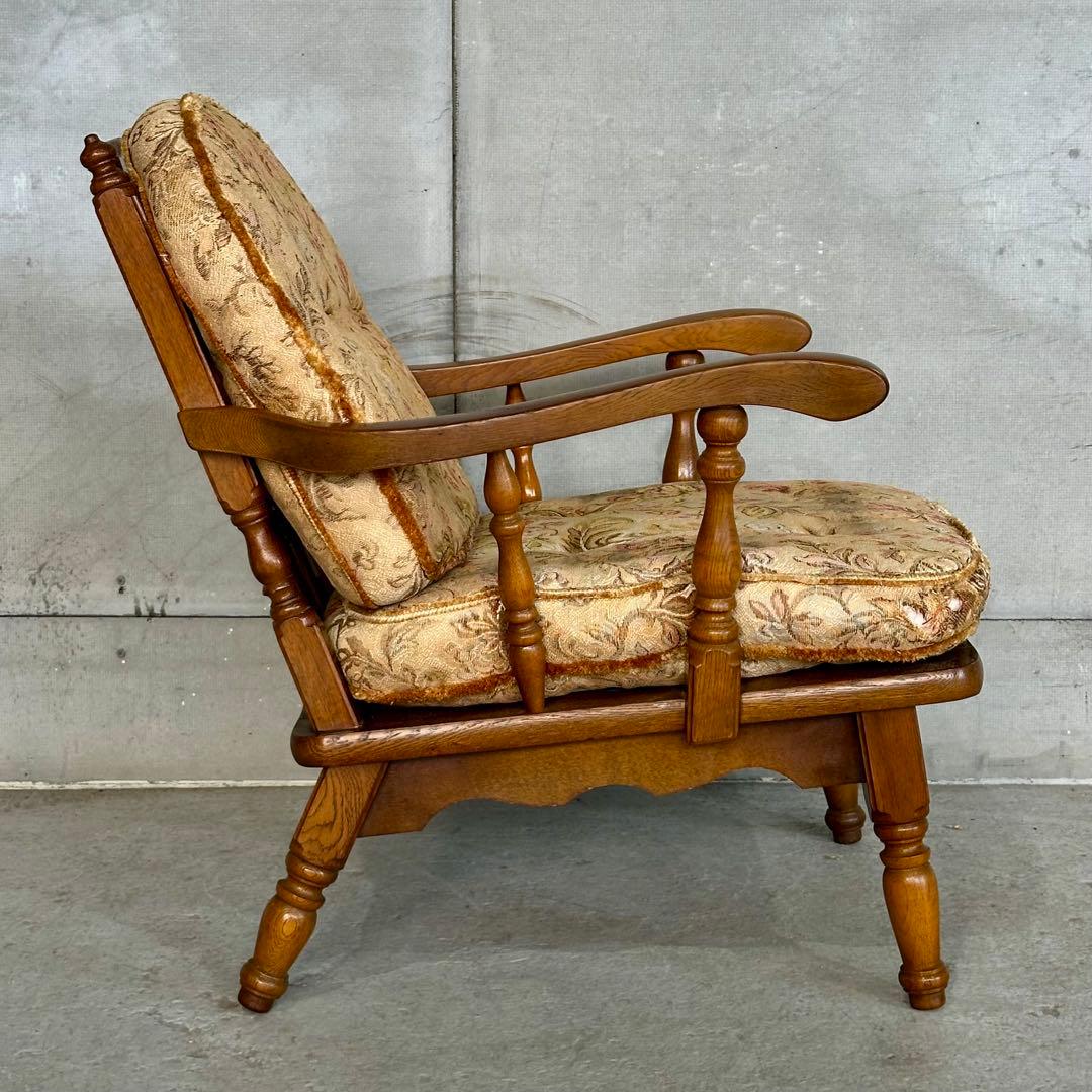 ✦70s✦柏木工 KASHIWA ソファー イージーチェア ウィンザー ゴブラン