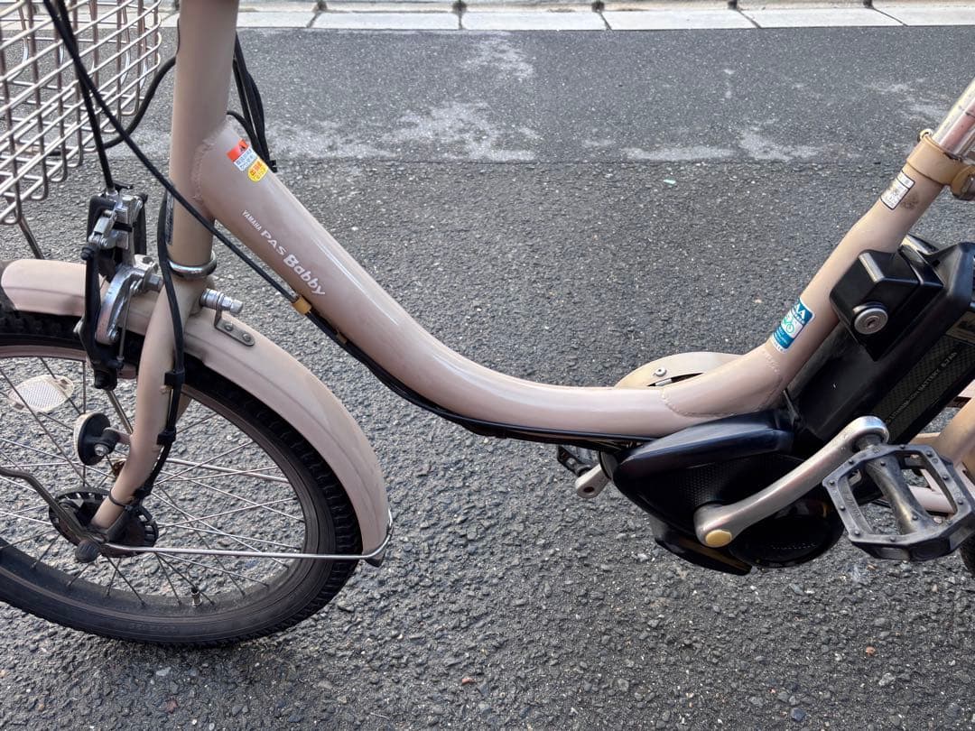 YAMAHA pas babby 電動アシスト自転車 ベージュ（カーキー）