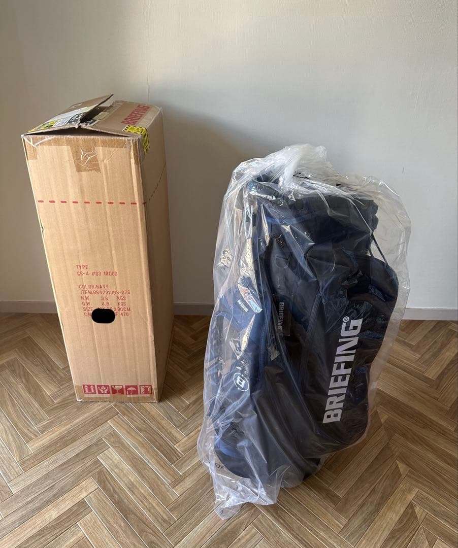 新品CR-4#03 ネイビー キャディバッグ ブリーフィング 79,200円