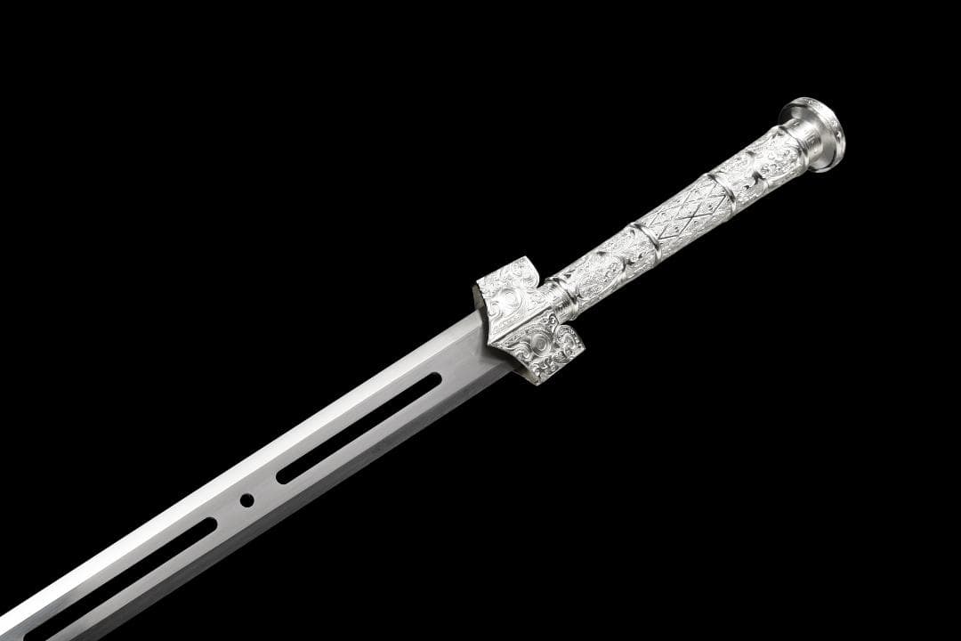 刃長77cm 漢剣・模造刀・模擬刀 練習 中華武術 武具【品名】：『氷鸞剣二代』