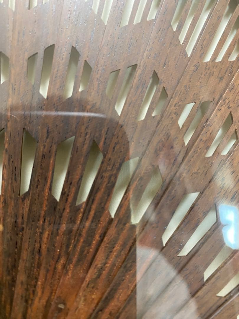 紫檀　扇子　宮脇売扇庵　希少品　中地甲陽先生作品