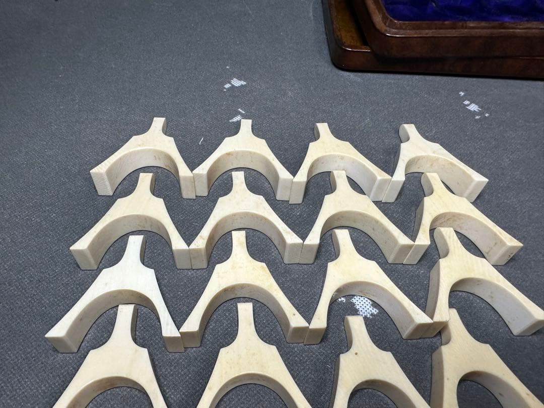 極上　三線　琴柱 筝柱　天然素材 14個セット 和楽器　御琴　御箏琴柱