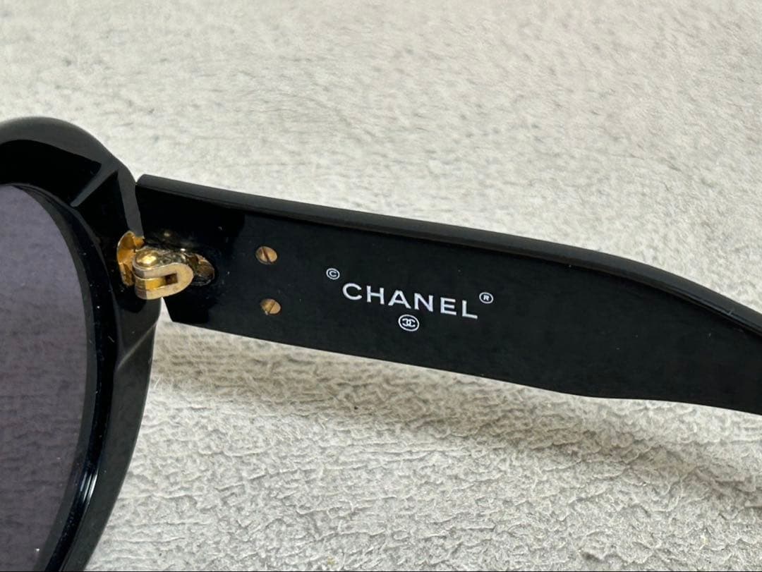 【ヴィンテージ】CHANEL ラウンド　サングラス　0014-10 ココマーク