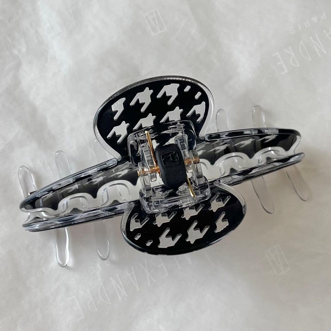 アレクサンドル ドゥ パリ クリップ クリア×ブラック