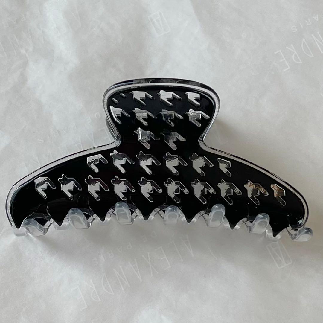 アレクサンドル ドゥ パリ クリップ クリア×ブラック